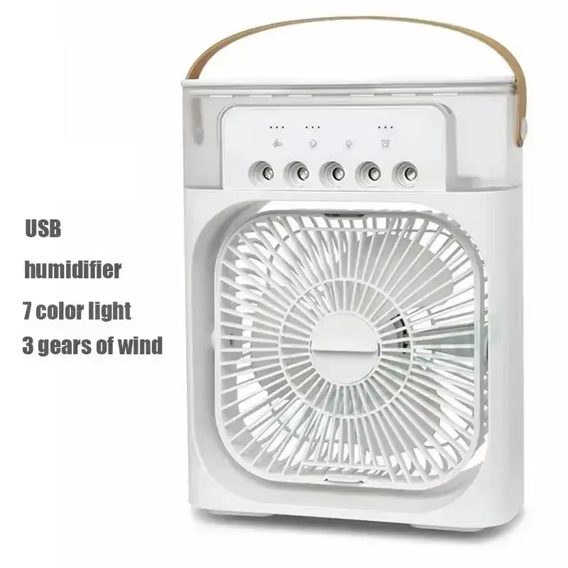 3-in-1 Portable Fan Air Conditioner & Humidifier with LED Night Light - My CTC Pet Store