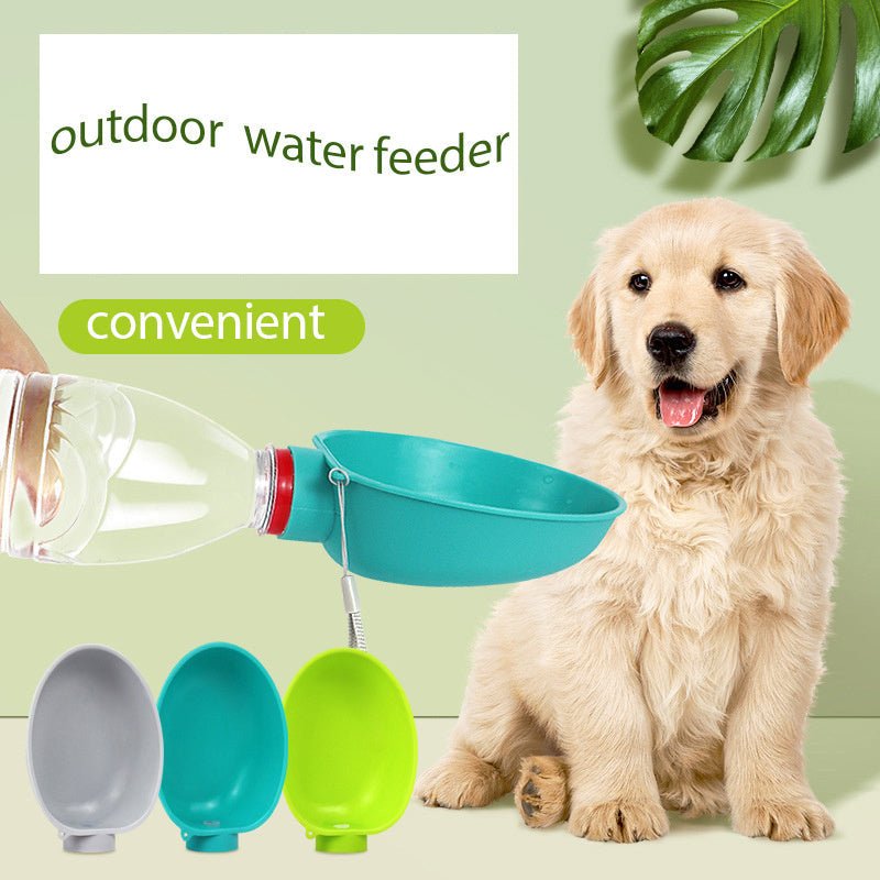 Portable Dog Drinking Bowl Outdoor Water Feeding Pet Outside Water Cup - My CTC Pet Store