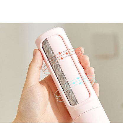 2 - 1 Reusable Pet Hair Remover Brush Lint Roller Portable Effective Self Cleaning Tool for Cat Dog Fur Hair Dust Removal Brush - My CTC Pet Store