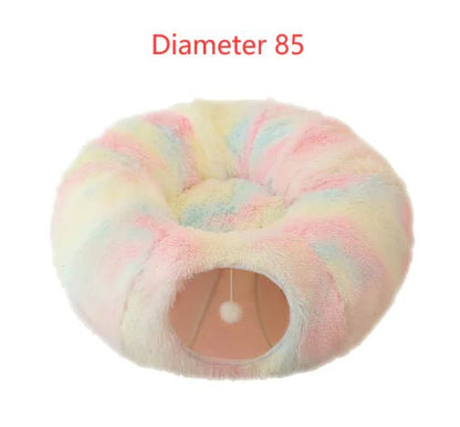 2 In 1 Round Tunnel Cat Beds - My CTC Pet Store
