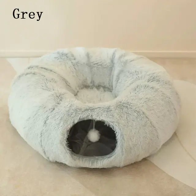 2 In 1 Round Tunnel Cat Beds - My CTC Pet Store