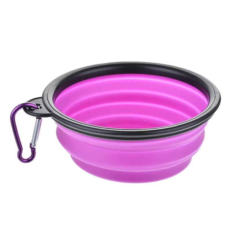 350/1000Ml Large Collapsible Dog Pet Folding Silicone Bowl Outdoor Travel Portable Puppy Food Container Feeder Dish Bowl - My CTC Pet Store