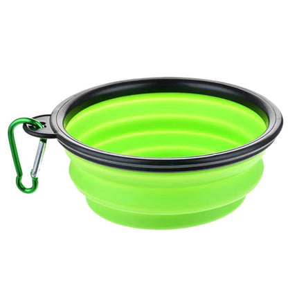 350/1000Ml Large Collapsible Dog Pet Folding Silicone Bowl Outdoor Travel Portable Puppy Food Container Feeder Dish Bowl - My CTC Pet Store