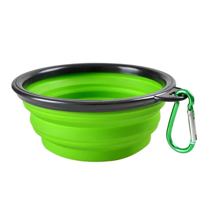 350/1000Ml Large Collapsible Dog Pet Folding Silicone Bowl Outdoor Travel Portable Puppy Food Container Feeder Dish Bowl - My CTC Pet Store