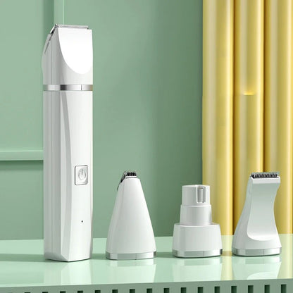 4 in 1 Electric Pet Hair Trimmer Grooming Clippers Cat Trimer Nail Grinder Professional Rechargeable Haircut Machine for Dogs - My CTC Pet Store