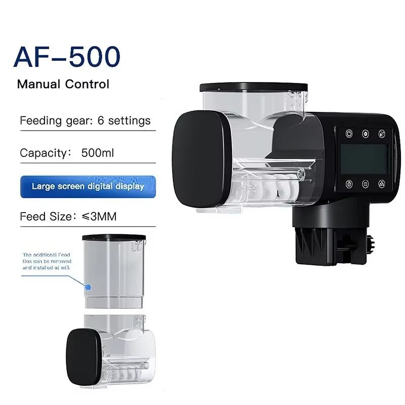 Aquarium Fish Tank Feeder Intelligent Automatic Feeder Digital Timing Wifi Wireless Remote Control Fish Feeding - My CTC Pet Store