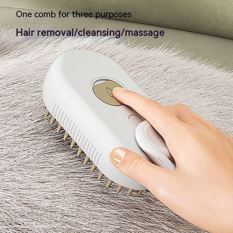Cat Steam Brush Steamy Dog Brush 3 in 1 Electric Spray Cat Hair Brushes for Massage Pet Grooming Comb Hair Removal Combs Pet Products - My CTC Pet Store
