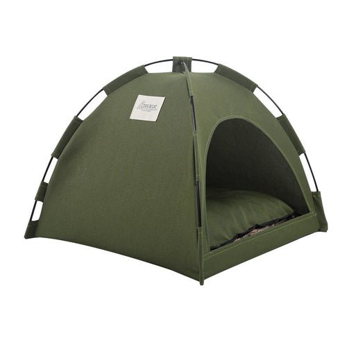 Cat Tent Cooling Mat Dog House Pet Sofa Camping Dog Bed With Cushion - My CTC Pet Store