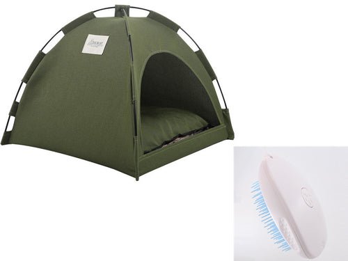 Cat Tent Cooling Mat Dog House Pet Sofa Camping Dog Bed With Cushion - My CTC Pet Store