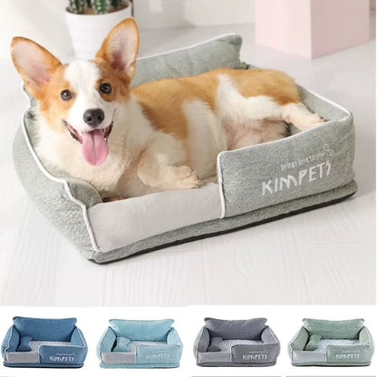 Dog Beds Warm Sleeping Cotton Puppy Bed Washable Detachable Oxford Cloth Kennel Cat Nest Bottom Waterproof Small Cat&Dog Nest - My CTC Pet Store