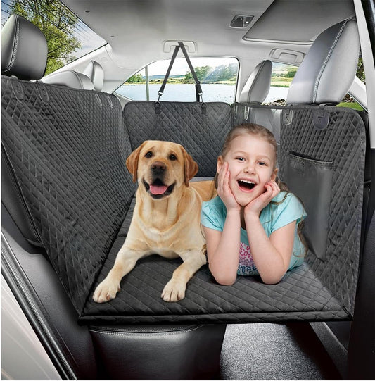 Dog Car Seat Cover, Dog Hammock for Car Backseat, Non Inflatable Seat Cover for Back Seat,Hard Bottom Back Seat Protector for Cars,Trucs & Suvs - My CTC Pet Store
