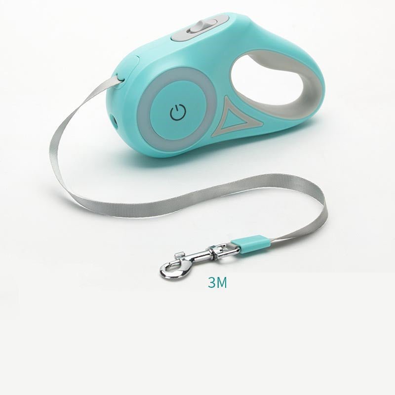 Dog Leash Retractable Leash And Dog Collar Spotlight Automatic Pet Dog - My CTC Pet Store