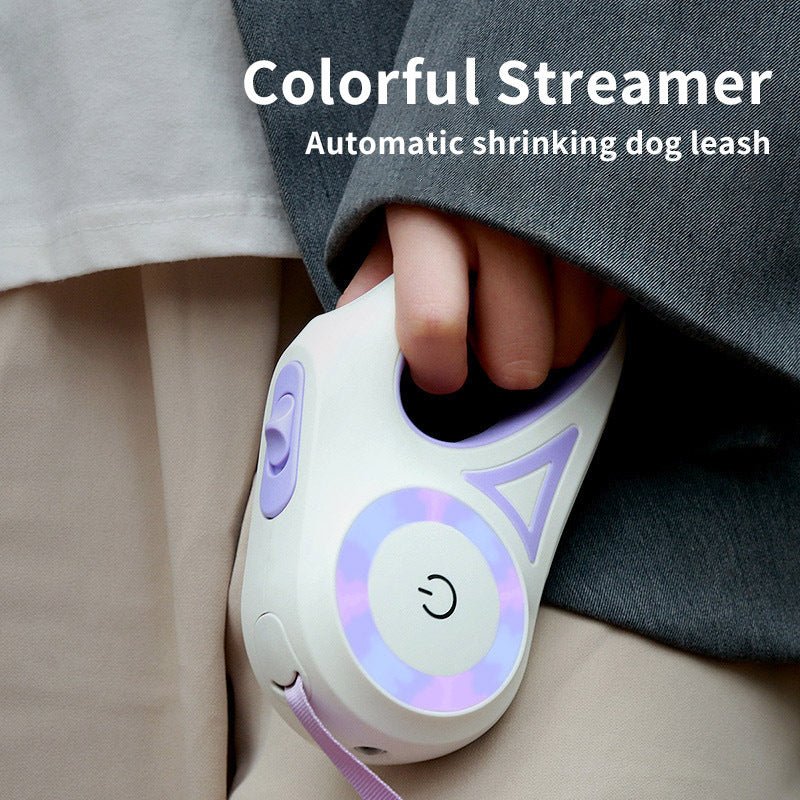 Dog Leash Retractable Leash And Dog Collar Spotlight Automatic Pet Dog - My CTC Pet Store