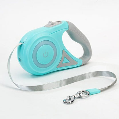 Dog Leash Retractable Leash And Dog Collar Spotlight Automatic Pet Dog - My CTC Pet Store