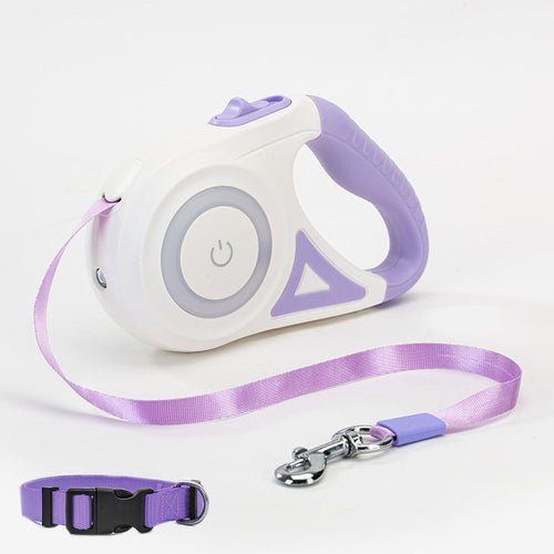Dog Leash Retractable Leash And Dog Collar Spotlight Automatic Pet Dog - My CTC Pet Store
