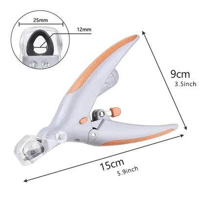 LED Light Pet Nail Clipper with Amplification Function Dog Cat Special Nail Trimmer Tool Pet Grooming Cleaning Supplies - My CTC Pet Store