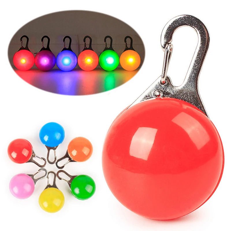 Led Luminous Dog Cat Collar Glowing Pendant Pet Leads Glow Accessories Bright Necklace Luminous Collar Night Safety Decoration - My CTC Pet Store