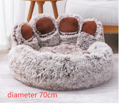 Long Plush Cat Bed - My CTC Pet Store