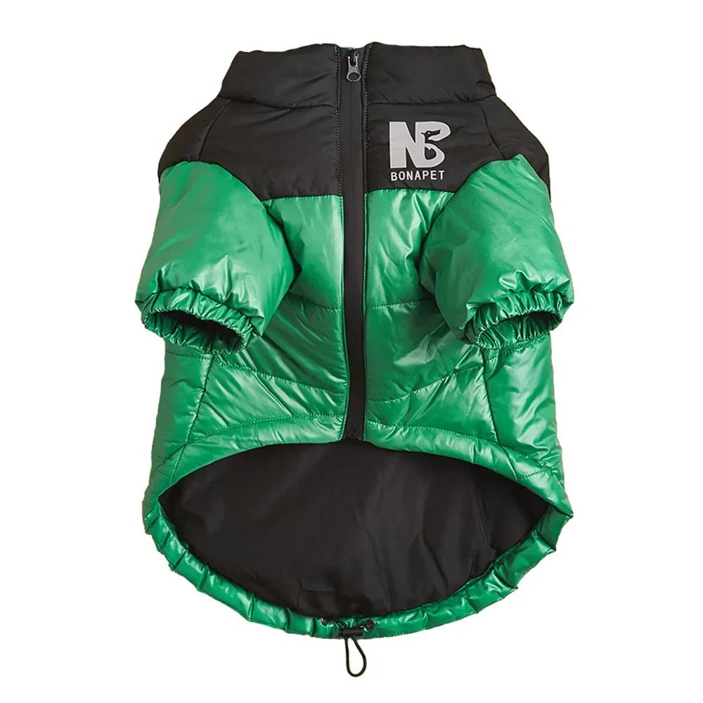 Luxury Dog down Jacket Winter Pet Clothes for Small Dogs Reflective Large Dog Coat French Bulldog Costume Labrador Husky Outfits - My CTC Pet Store