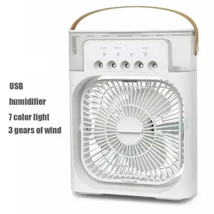 3-in-1 Portable Fan Air Conditioner & Humidifier with LED Night Light - My CTC Pet Store
