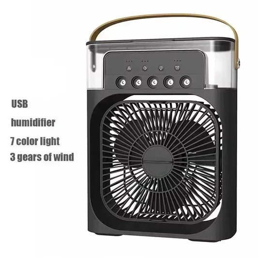 3-in-1 Portable Fan Air Conditioner & Humidifier with LED Night Light - My CTC Pet Store