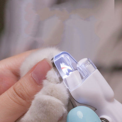Pet Nail Clippers Dog Nail Clippers Cat Nail Clippers LED Electric Nail Grinder Pet Supplies LED Light Pet Nail Clippers - My CTC Pet Store