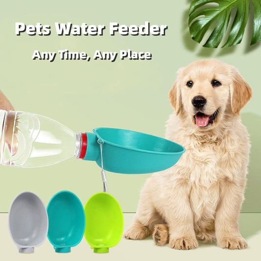 Portable Dog Drinking Bowl Outdoor Water Feeding Pet Outside Water Cup - My CTC Pet Store