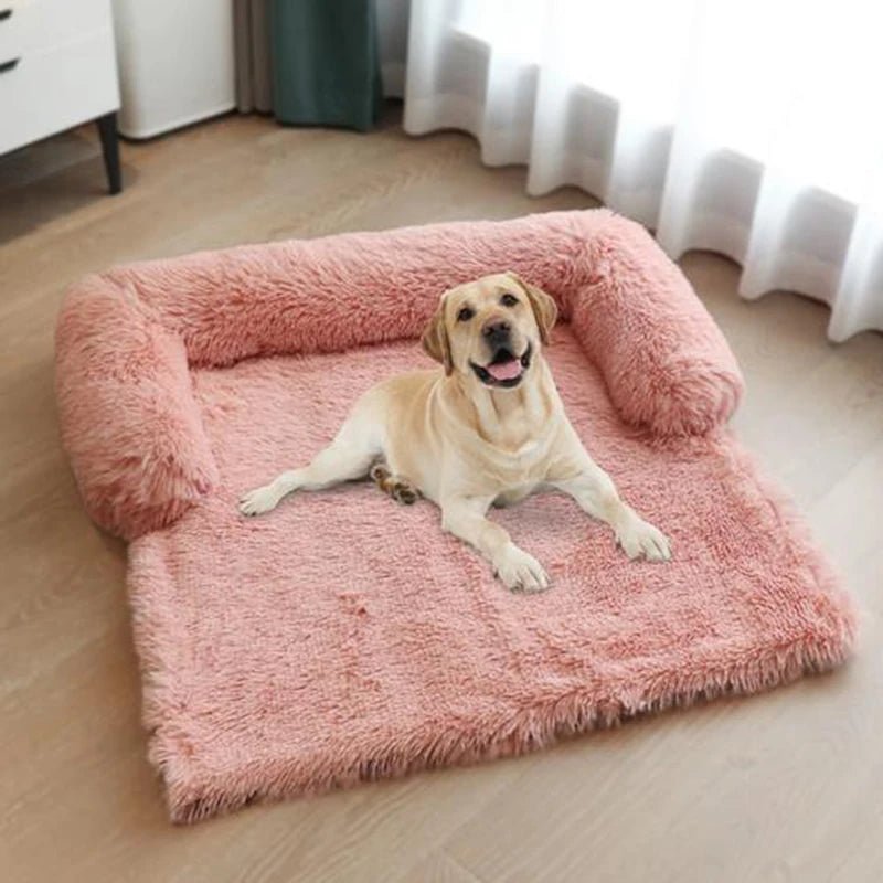 Removable Plush Pet Large Dog Bed Sofa House Mat Kennel Winter Warm Cat Pad Washable Calming Cushion Blanket Cover Nest Car New - My CTC Pet Store