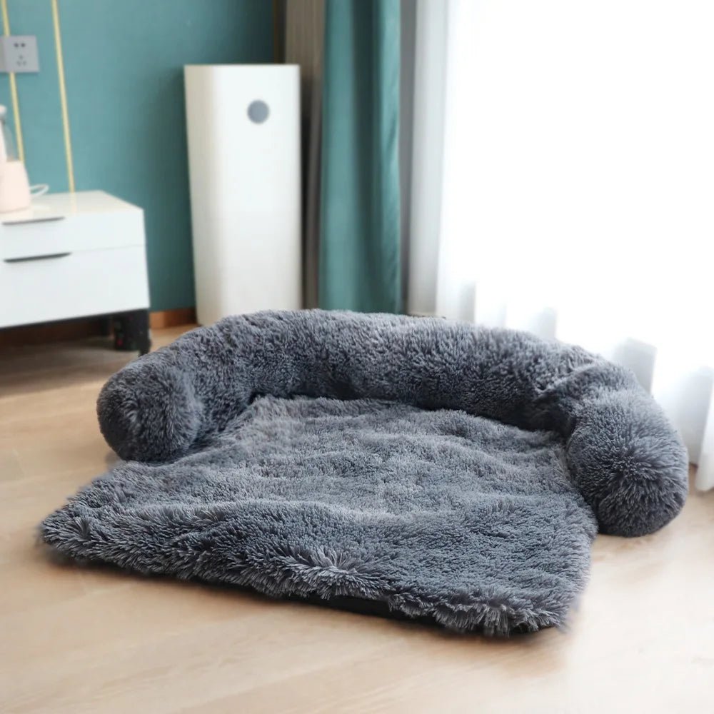 Removable Plush Pet Large Dog Bed Sofa House Mat Kennel Winter Warm Cat Pad Washable Calming Cushion Blanket Cover Nest Car New - My CTC Pet Store