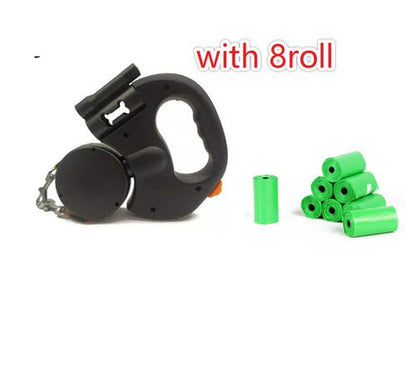 Retractable Dog Leash For Small Dogs Reflective Dual Pet Leash Lead - My CTC Pet Store