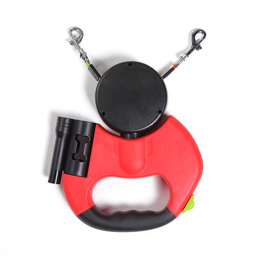 Retractable Dog Leash For Small Dogs Reflective Dual Pet Leash Lead - My CTC Pet Store