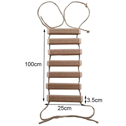 Various Sizes Cat Bridge Use for Cat Cage Sisal Rope Cat Ladder Pet Furniture Cat Step Scratcher Post Kitten Toys Cat Tree Tower - My CTC Pet Store